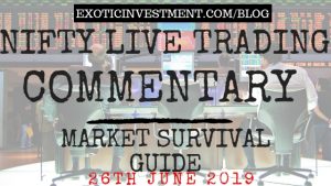 Nifty live commentary 26th June 2019