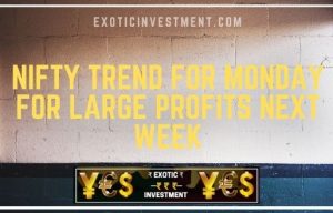 nifty trend for monday