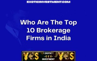 Who Are The Top 10 Brokerage Firms in India to Earn More and Spend Less on Your Brokerage?