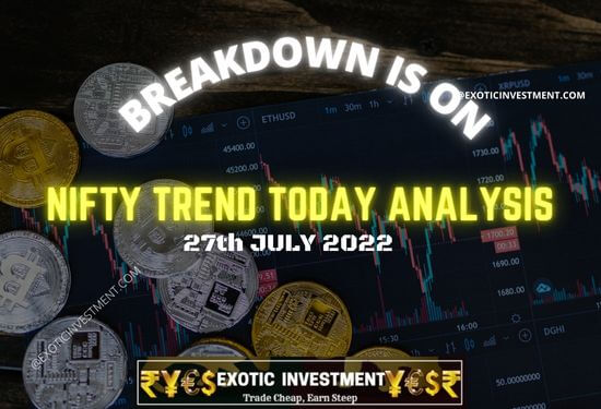 Nifty Trend For Wednesday for 27 July 2022