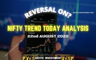 Nifty Fall a Relief or a Long Trend on 22nd Aug 22?