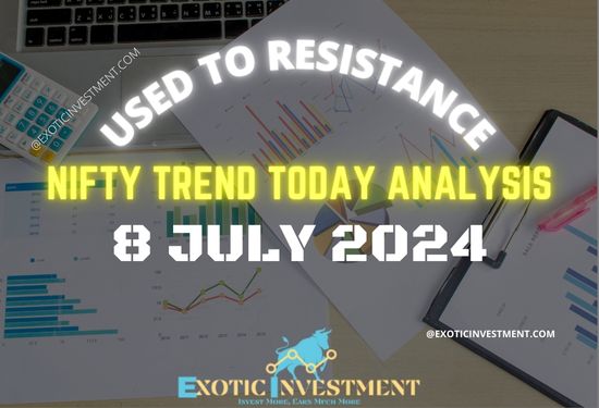 Nifty Trend Today Analysis for 08 July 24 is Hit on the Head!