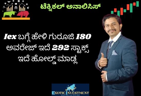 Iex ಬಗ್ಗೆ ಹೇಳಿ ಗುರೂಜಿ 180 ಅವರೇಜ್ ಇದೆ 292 ಸ್ಟಾಕ್ಸ್ ಇದೆ ಹೋಲ್ಡ್ ಮಾಡ್ಲ