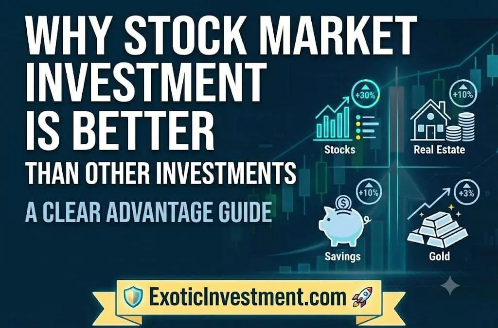Why Stock Market Investment is Better Than Other Investments: A Data-Driven Analysis