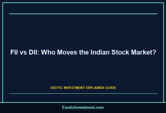 what is fii and dii in stock market