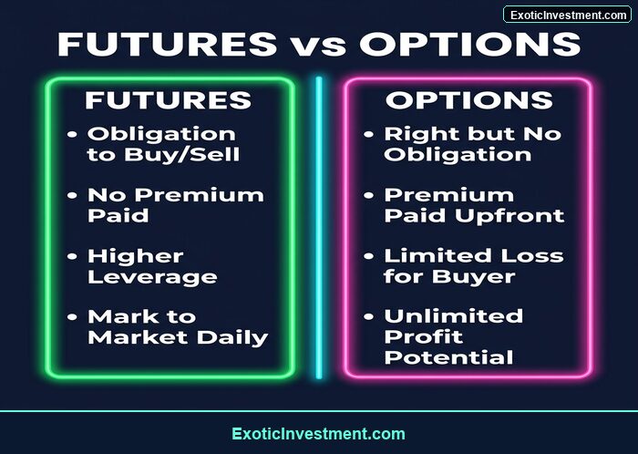 futures vs options comparison India trading