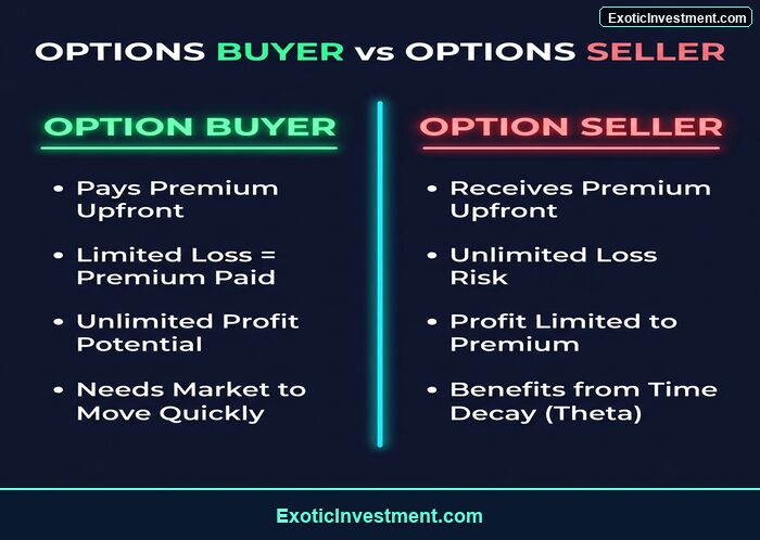 option buyer vs option seller comparison India