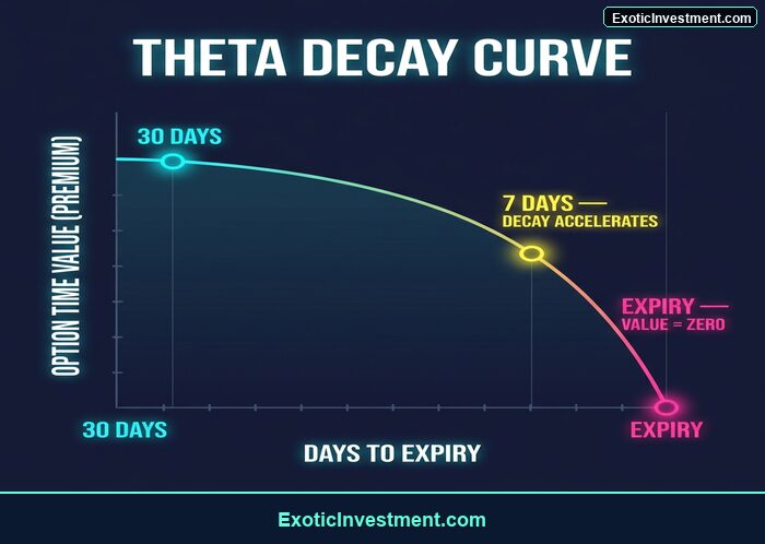 theta decay options time value expiry India
