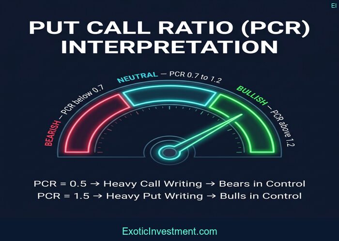 put call ratio PCR interpretation India