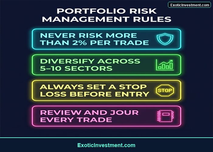 portfolio diversification risk rules trading India