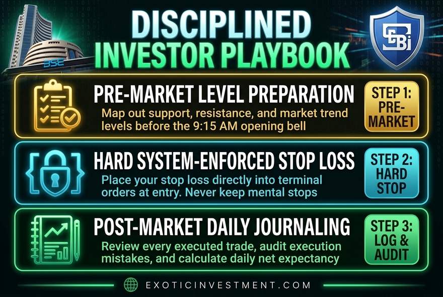 how to trade discipline Indian stock market