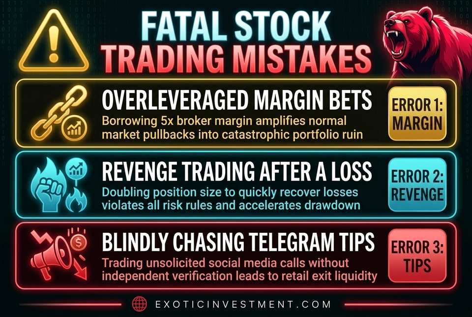 common mistakes in stock market trading