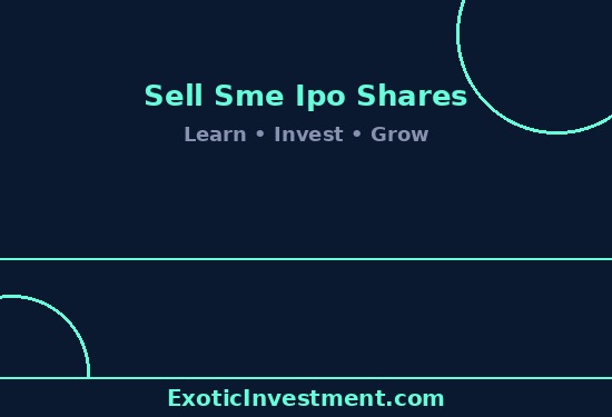 How to Sell SME IPO Shares: Demat Liquidity Rules Explained