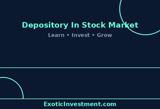 what is depository in stock market