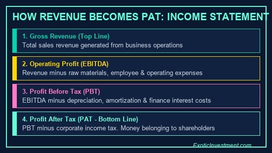 what is pat in share market income statement