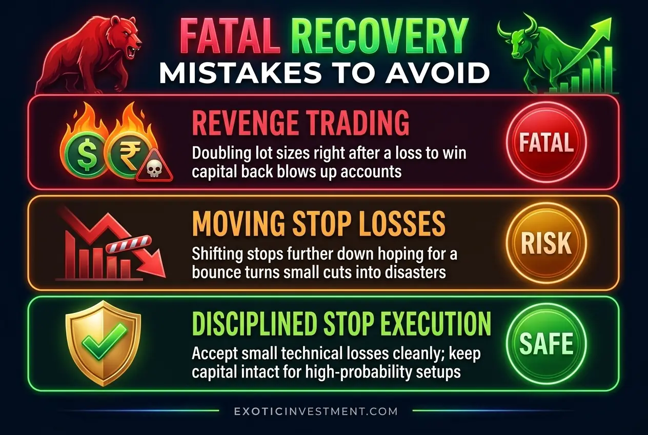 trading psychology loss recovery mistakes