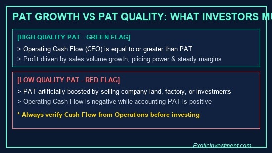 what is pat in share market quality checks