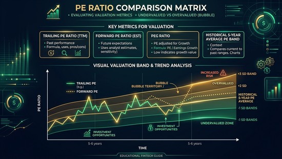 PE Ratio Comparison Matrix and Valuation Bands Explainer