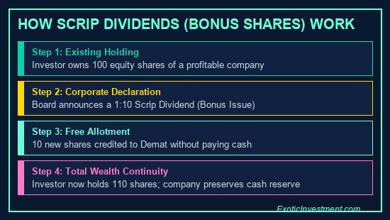 what is scrip in stock market scrip dividend