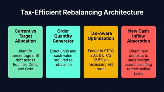 Tax Efficient Portfolio Rebalancing Flowchart Explainer