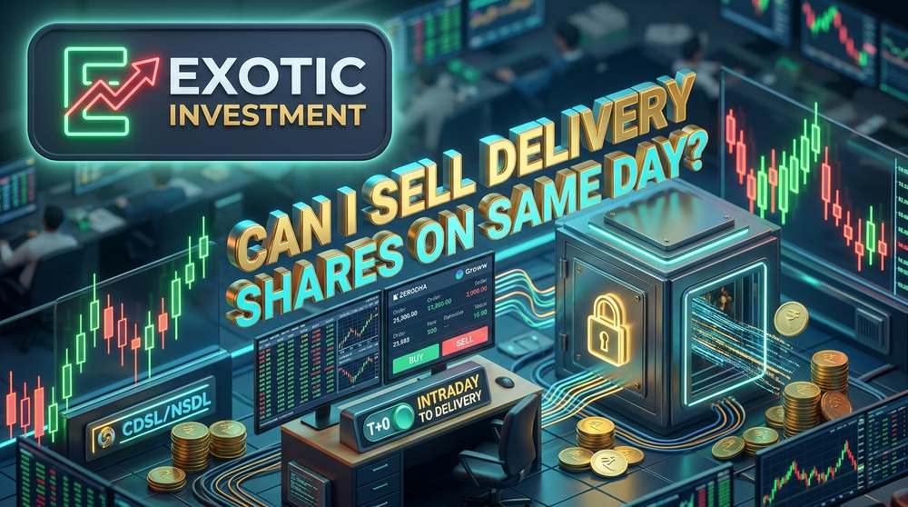 Can I Sell Delivery Shares on Same Day? BTST Rules Explained