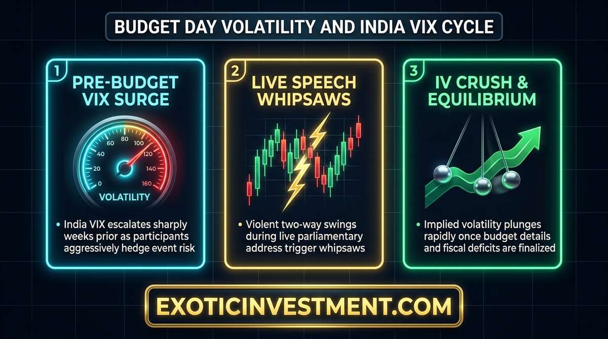 budget day volatility and india vix