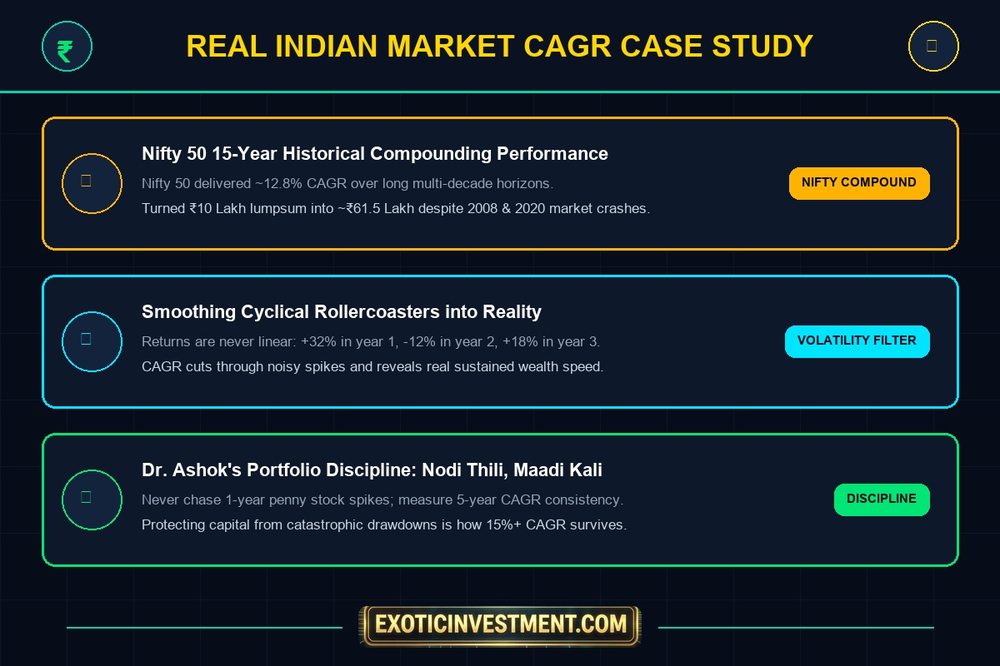 cagr examples stock market india