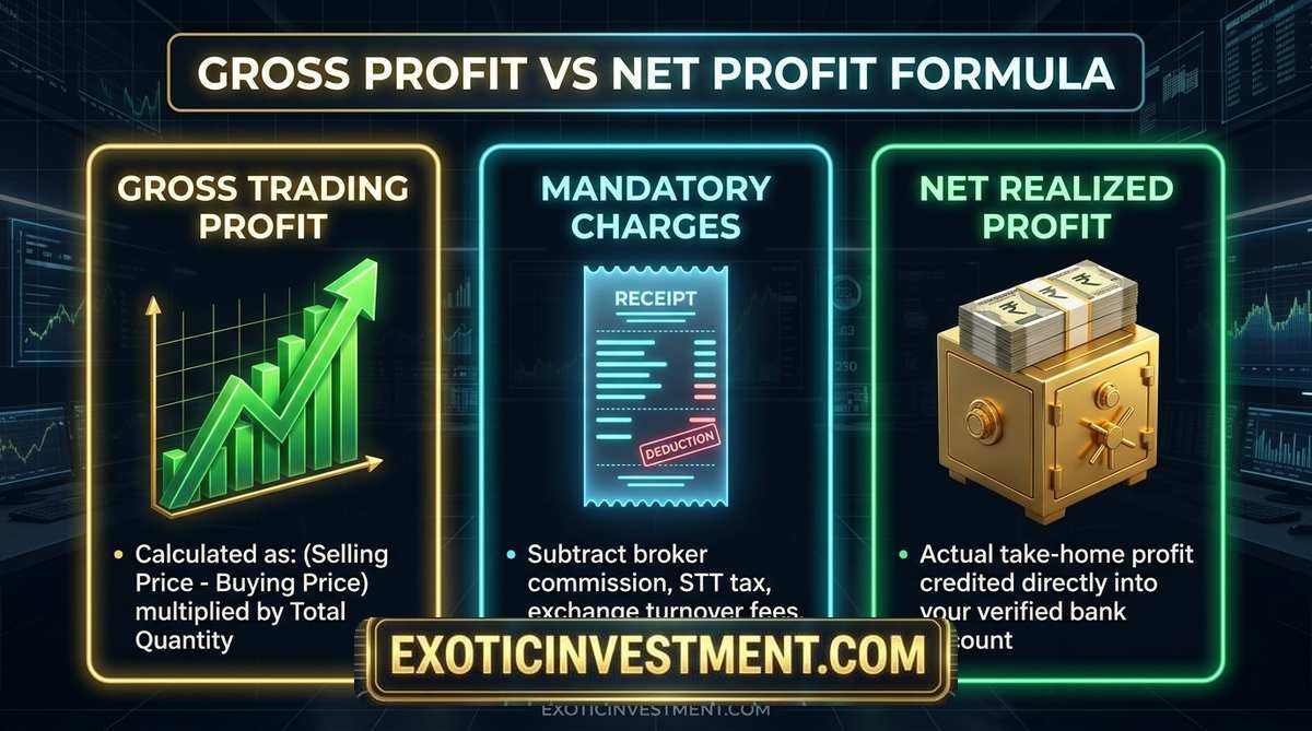 gross profit vs net profit stock market