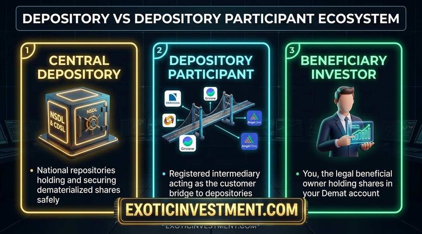 depository vs depository participant india