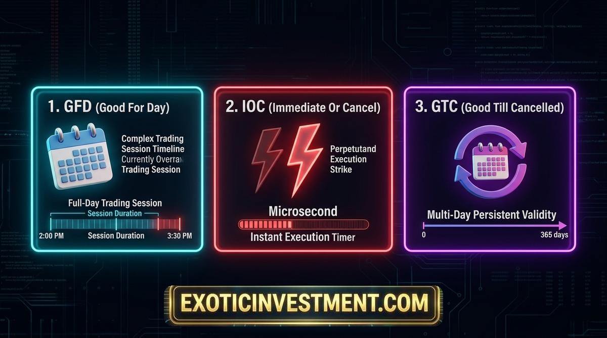 gfd vs ioc vs gtc order comparison in share market