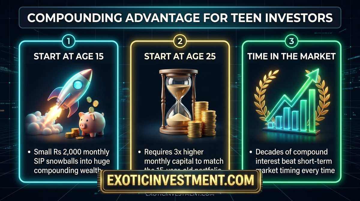 compounding power of starting investing early