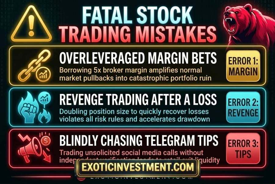 common mistakes in stock market trading