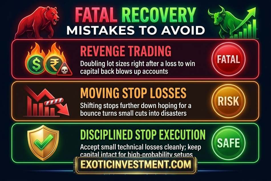 trading psychology loss recovery mistakes