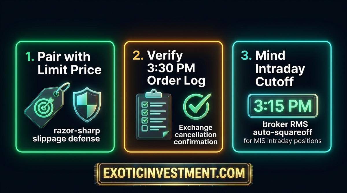 best practices for placing gfd orders in share market