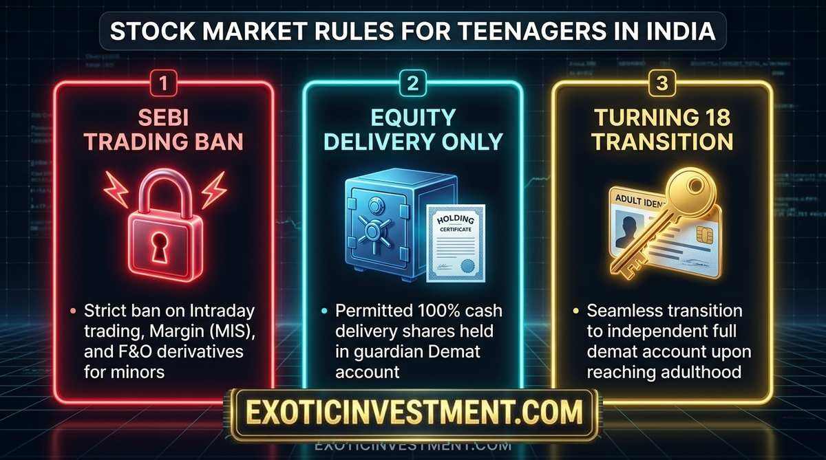 stock market rules for teenagers in india