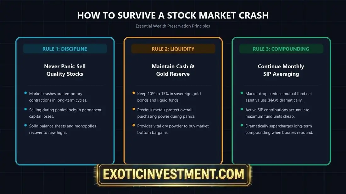 how to survive a stock market crash rules