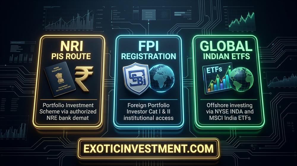 foreign investor routes in indian stock market