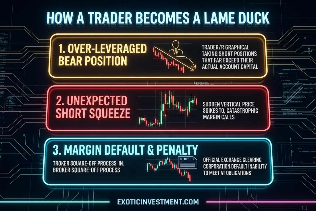 how a trader becomes a lame duck