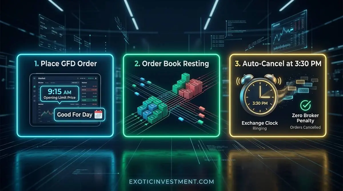 how gfd orders work in share market