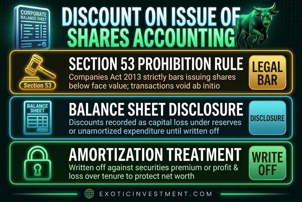 issue of shares at discount accounting