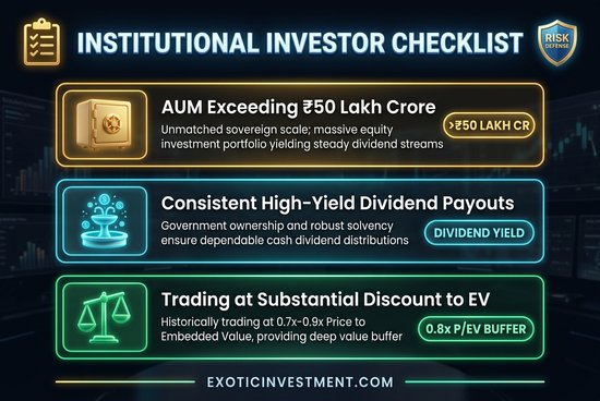 lic institutional investment analysis and aum scale