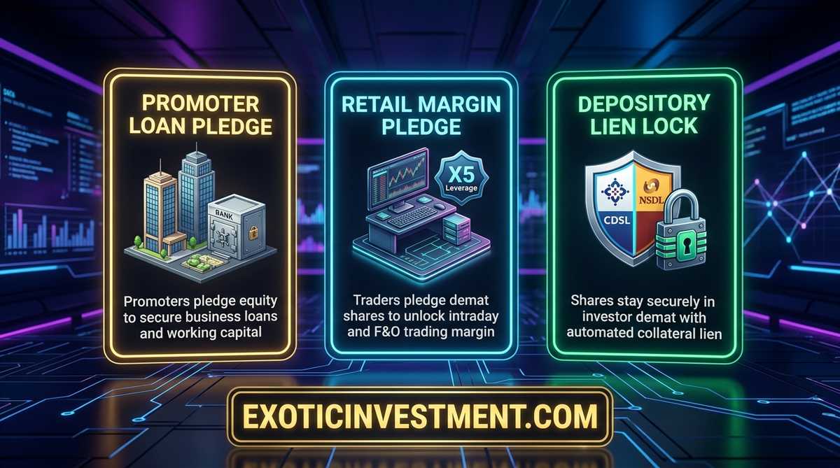 promoter pledging vs margin pledge retail