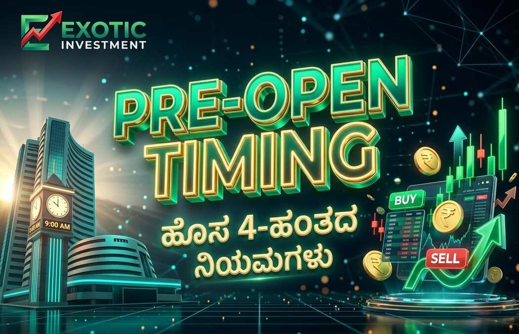Pre Open Timing in Kannada: ಹೊಸ 4-ಹಂತದ ನಿಯಮಗಳು