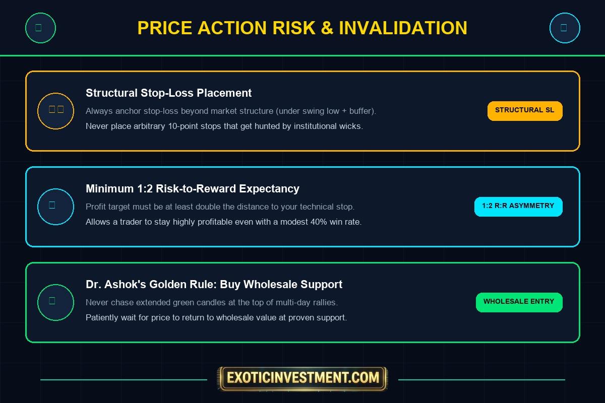 price action risk management rules