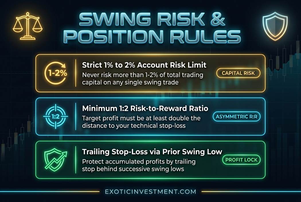 swing trading risk management rules