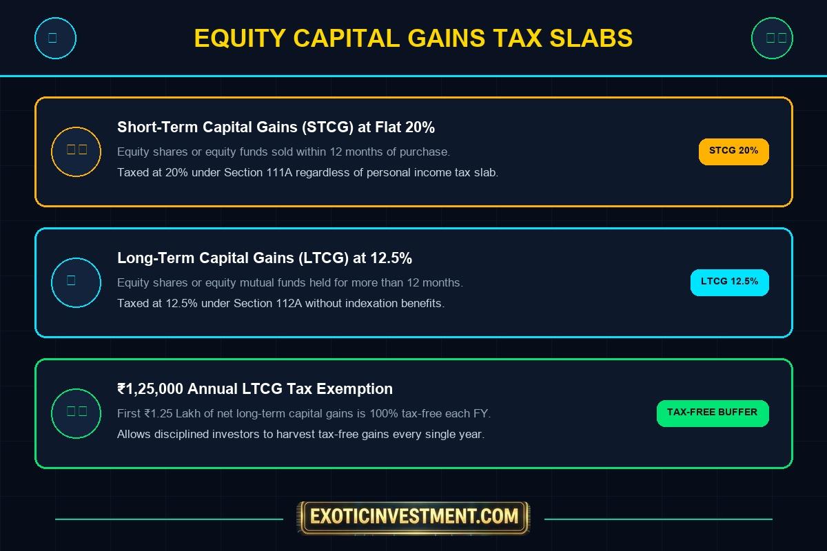 stock market profit taxation in india