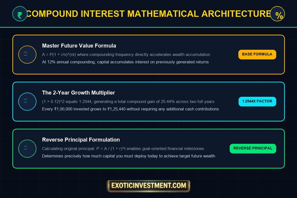 what sum of money at compound interest will
